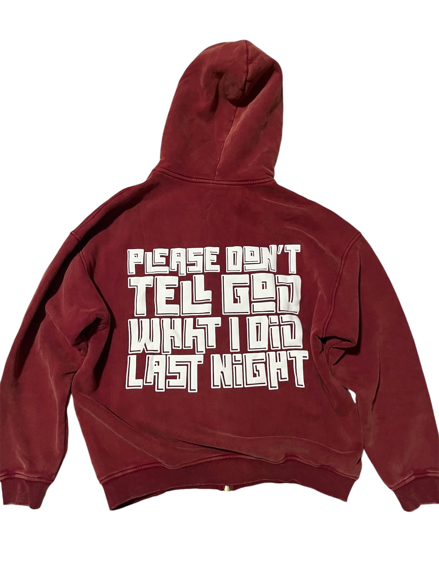 Sins & Desires Zip Up Hoodie Vol. 1 Red