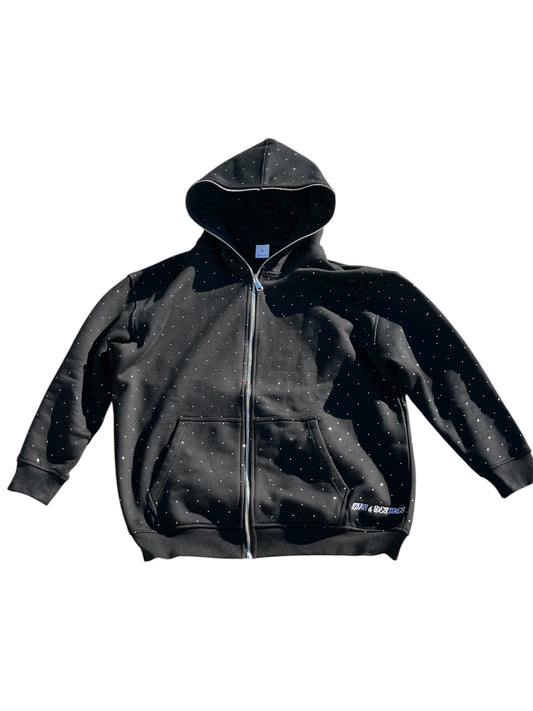 Sins & Desires Full Zip Up Rhinestone